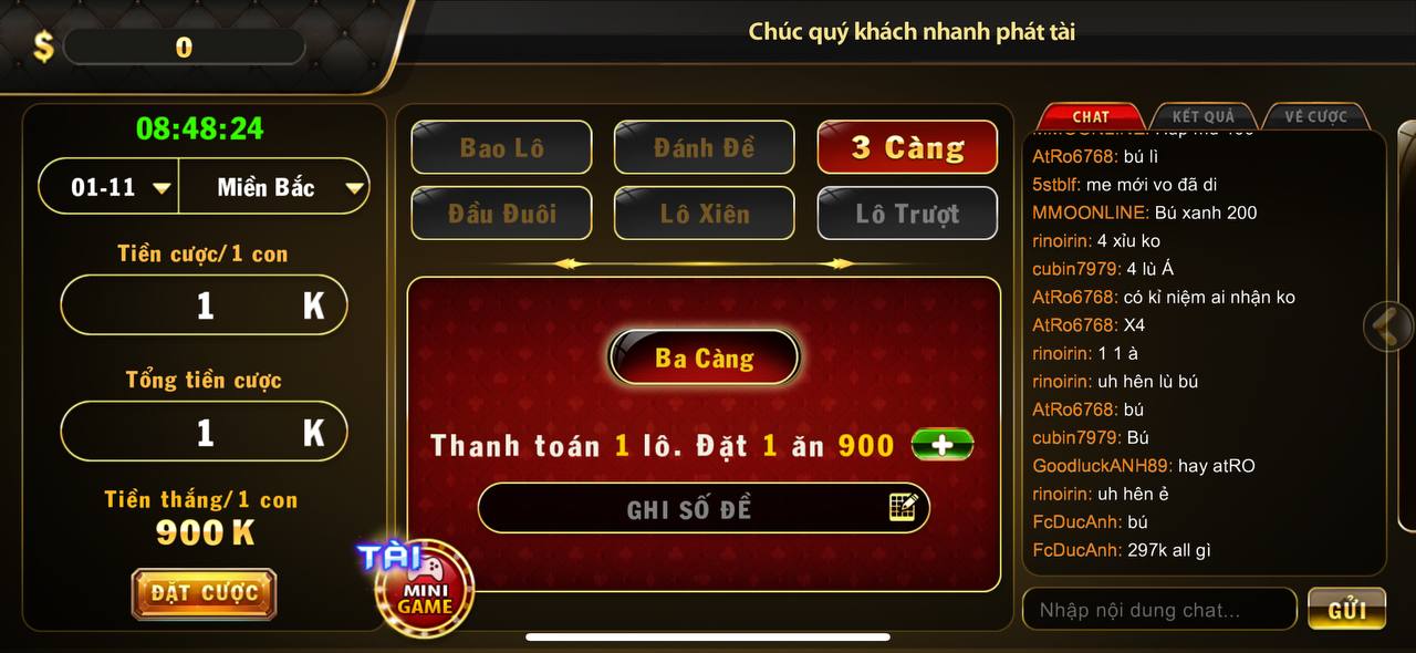 Cách đặt cược